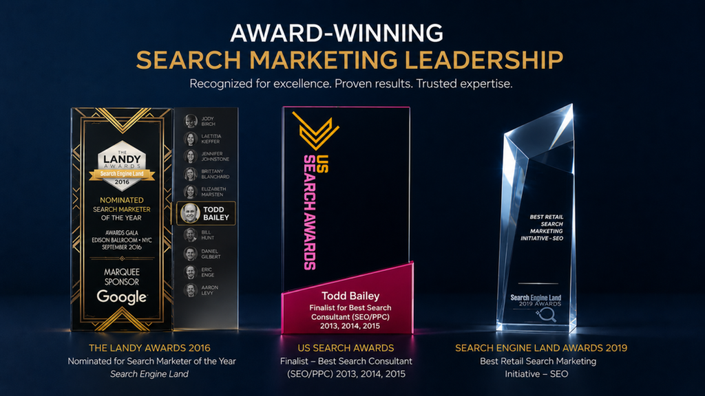 Todd Bailey - Search Engine Land Award Winner US Search Awards
